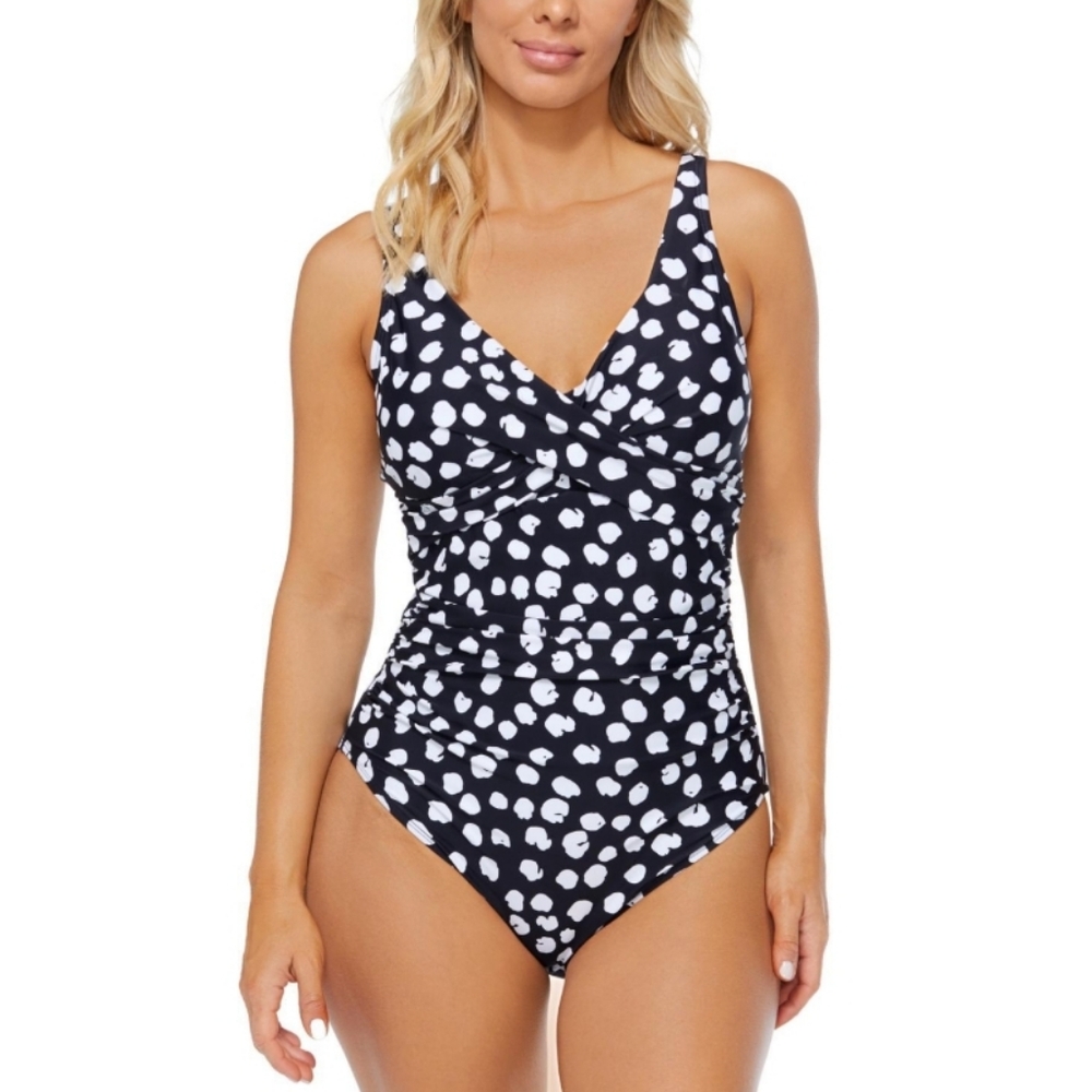 Island Escape Polka Dot One Piece Swimsuit